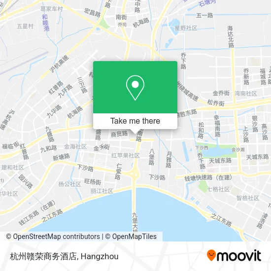 杭州赣荣商务酒店 map