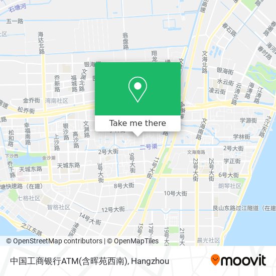 中国工商银行ATM(含晖苑西南) map