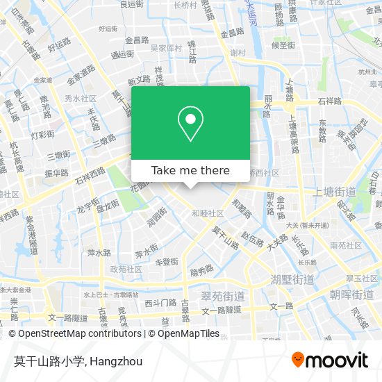莫干山路小学 map