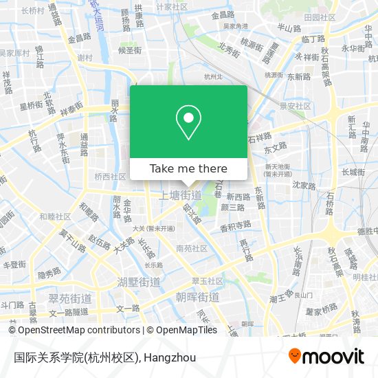 国际关系学院(杭州校区) map