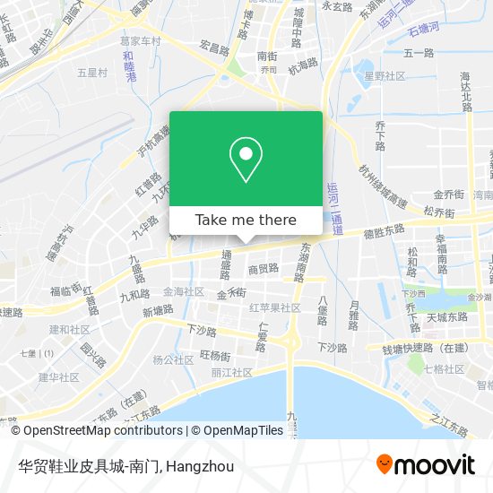 华贸鞋业皮具城-南门 map