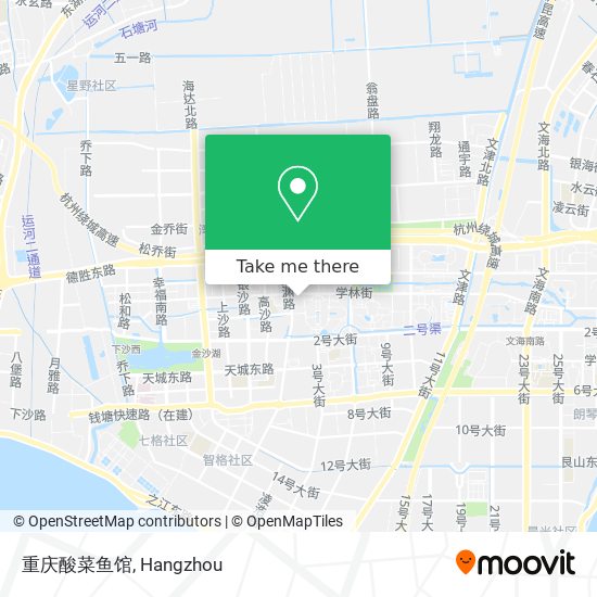 重庆酸菜鱼馆 map