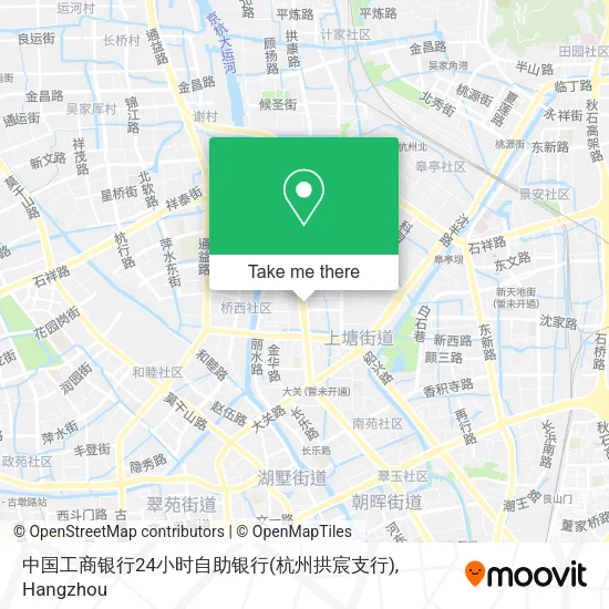中国工商银行24小时自助银行(杭州拱宸支行) map