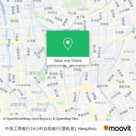 中国工商银行24小时自助银行(重机巷) map