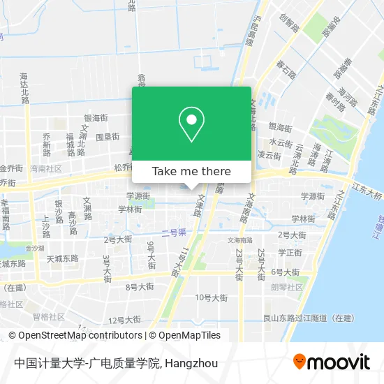 中国计量大学-广电质量学院 map