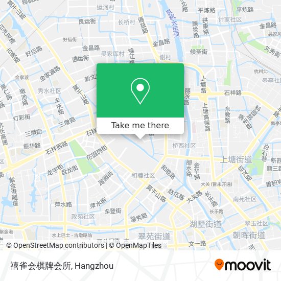 禧雀会棋牌会所 map