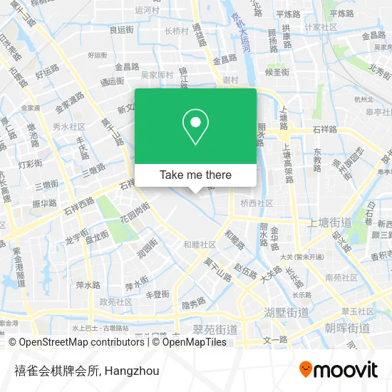 禧雀会棋牌会所 map