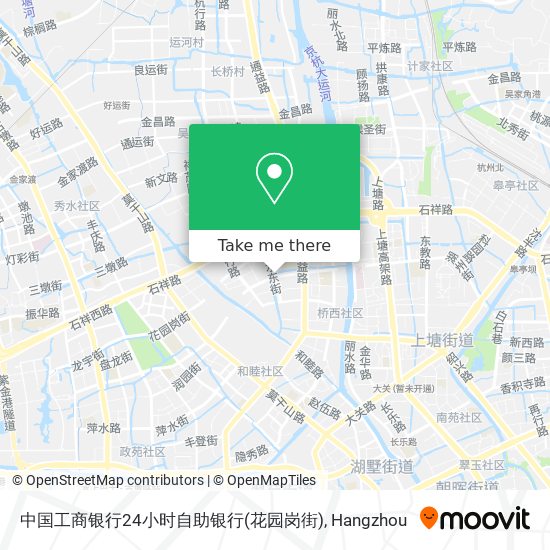中国工商银行24小时自助银行(花园岗街) map