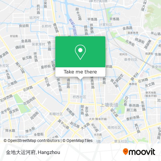 金地大运河府 map