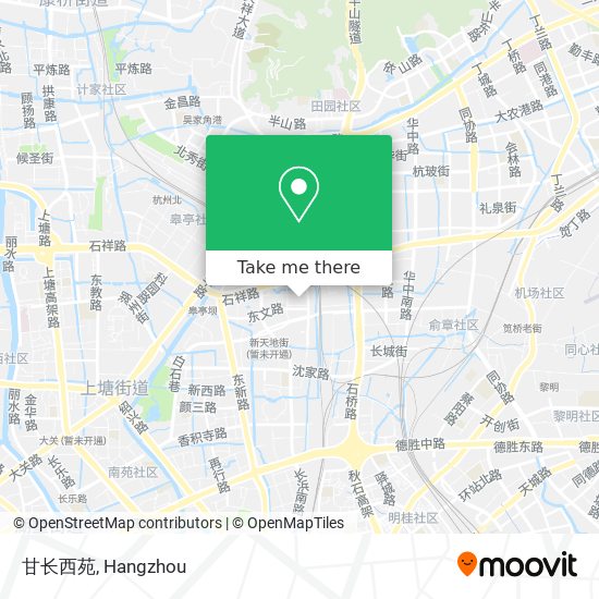 甘长西苑 map