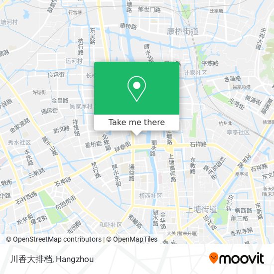 川香大排档 map