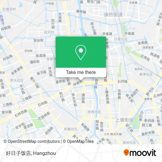 好日子饭店 map