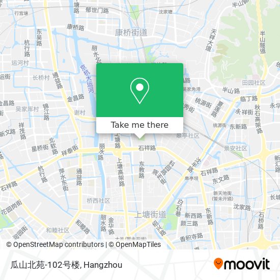 瓜山北苑-102号楼 map