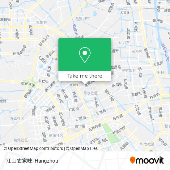 江山农家味 map