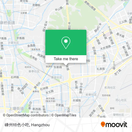 嵊州特色小吃 map