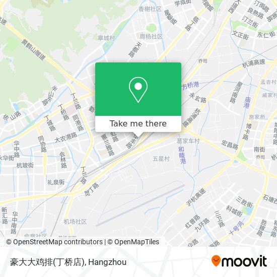 豪大大鸡排(丁桥店) map