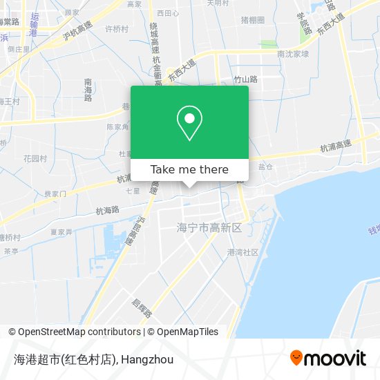 海港超市(红色村店) map