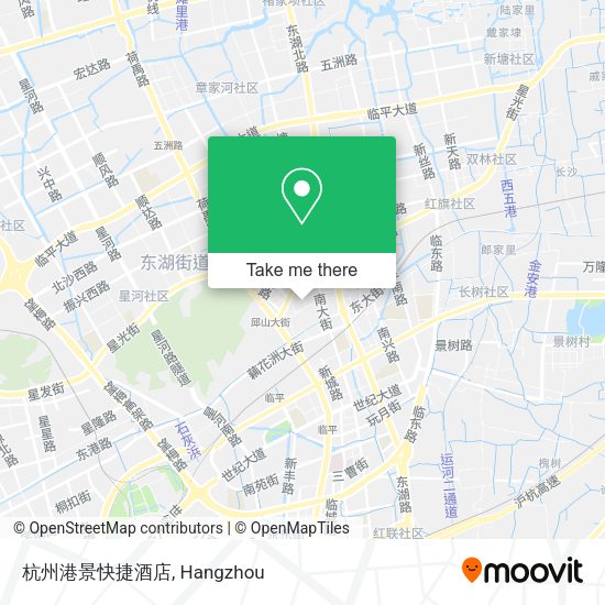 杭州港景快捷酒店 map