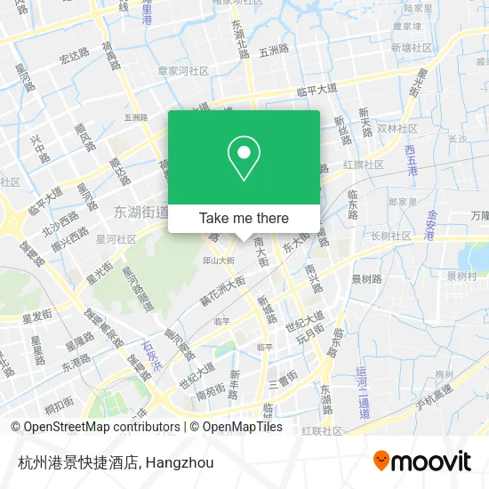杭州港景快捷酒店 map