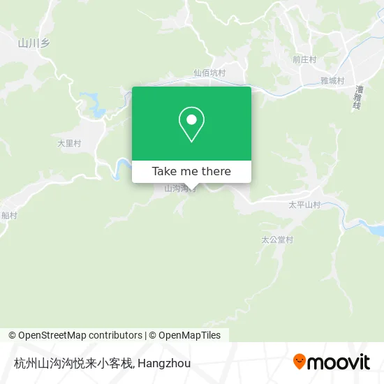 杭州山沟沟悦来小客栈 map