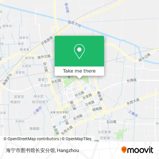 海宁市图书馆长安分馆 map