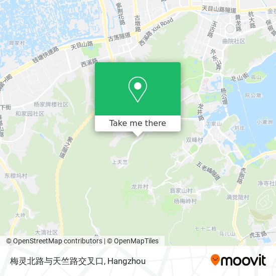 梅灵北路与天竺路交叉口 map