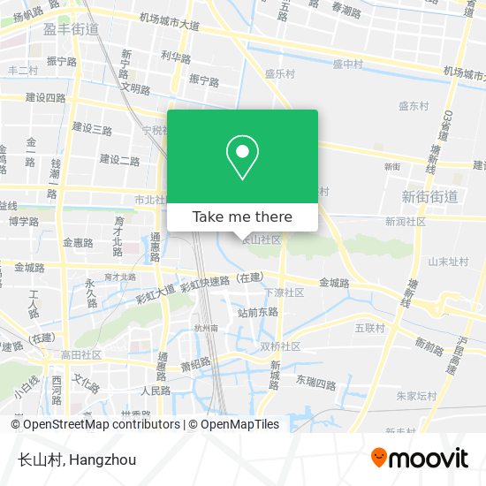 长山村 map