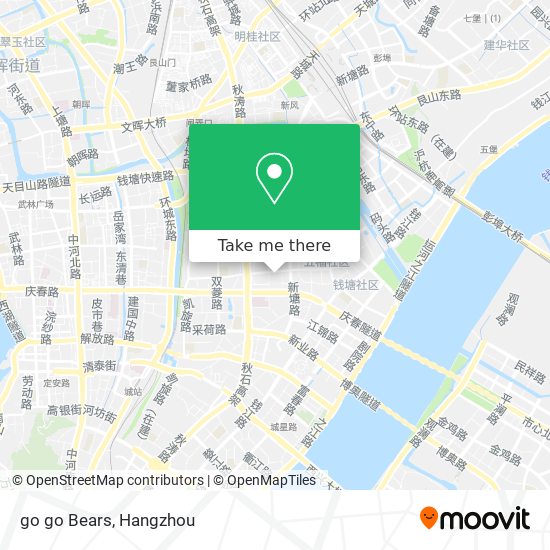 go go Bears map