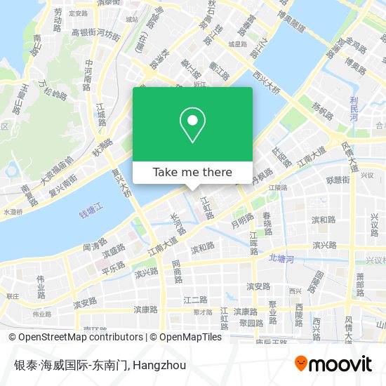 银泰·海威国际-东南门 map