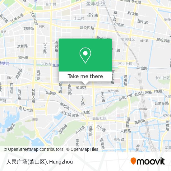 人民广场(萧山区) map