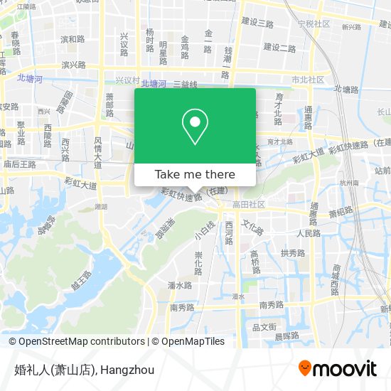 婚礼人(萧山店) map