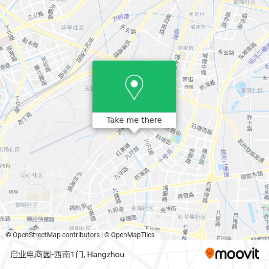 启业电商园-西南1门 map