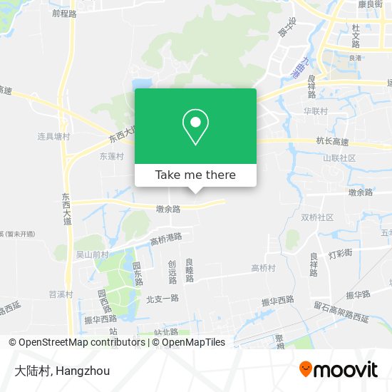 大陆村 map