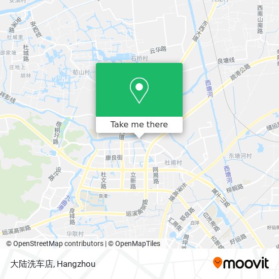 大陆洗车店 map