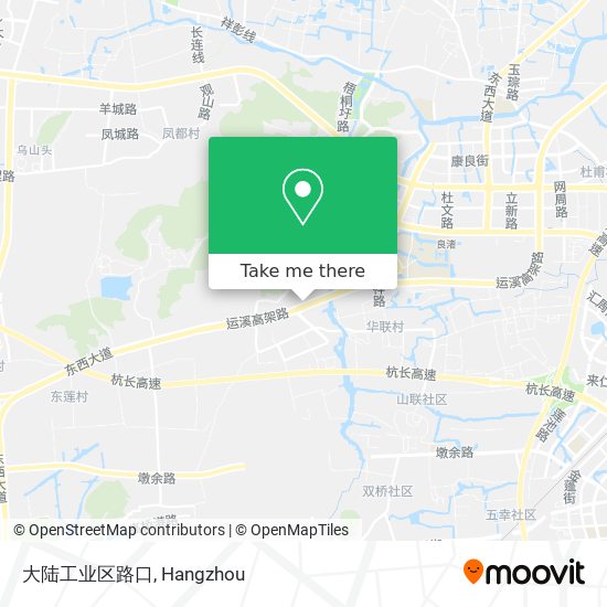 大陆工业区路口 map