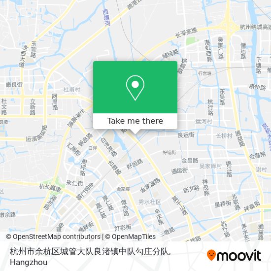 杭州市余杭区城管大队良渚镇中队勾庄分队 map