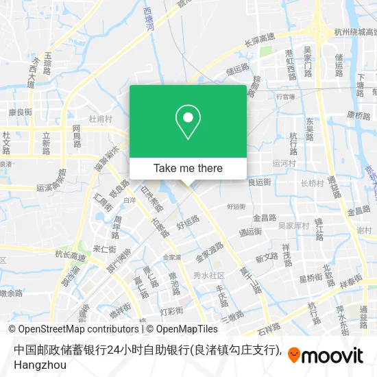 中国邮政储蓄银行24小时自助银行(良渚镇勾庄支行) map