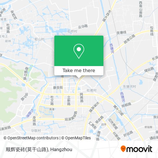 顺辉瓷砖(莫干山路) map
