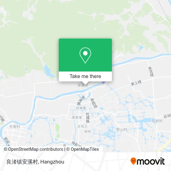 良渚镇安溪村 map