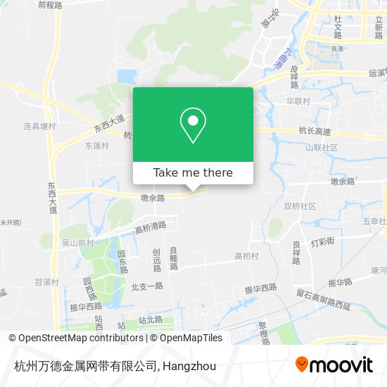 杭州万德金属网带有限公司 map