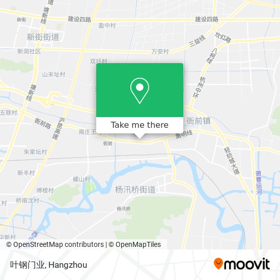 叶钢门业 map