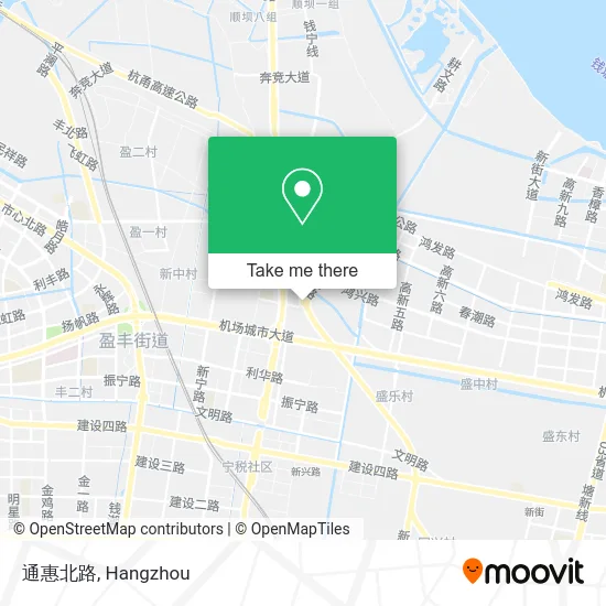 通惠北路 map