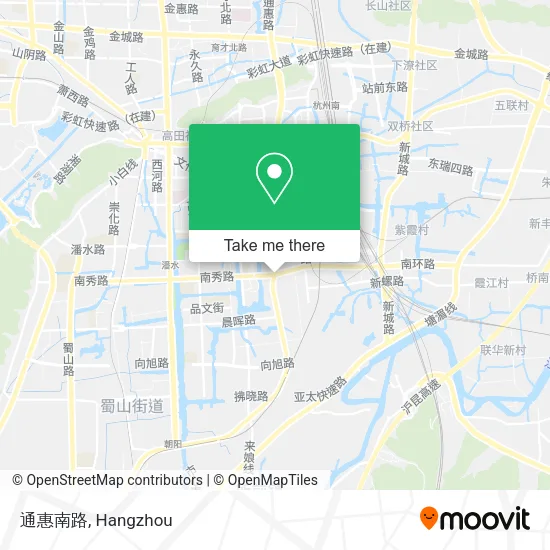 通惠南路 map