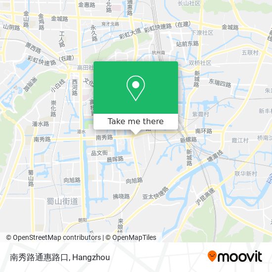 南秀路通惠路口 map