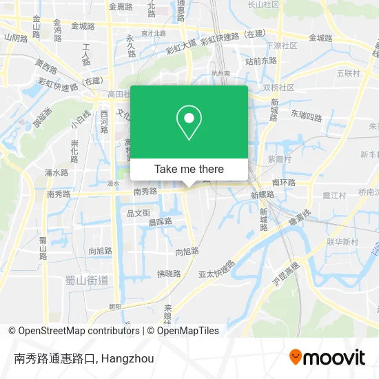 南秀路通惠路口 map
