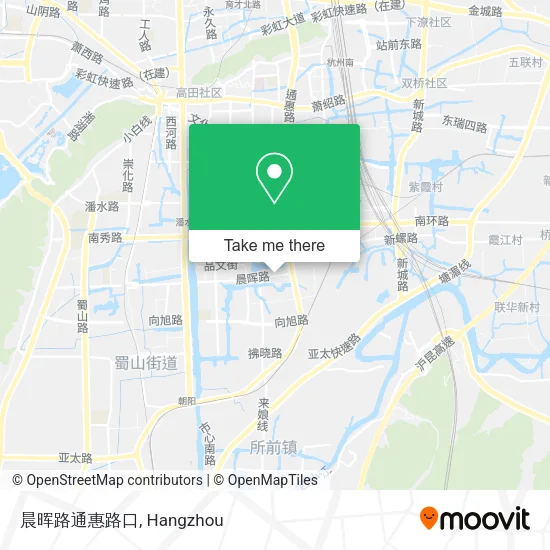 晨晖路通惠路口 map
