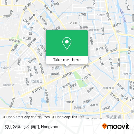 秀月家园北区-南门 map