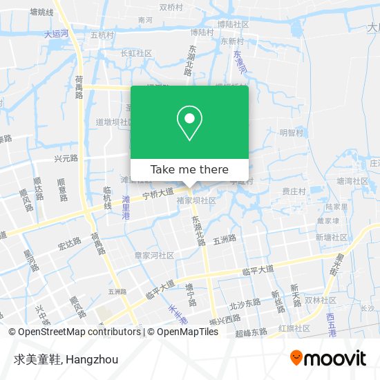 求美童鞋 map