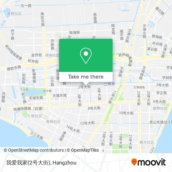我爱我家(2号大街) map