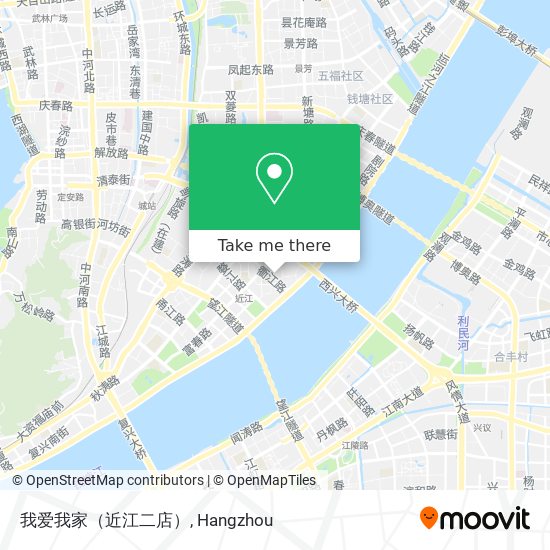我爱我家（近江二店） map